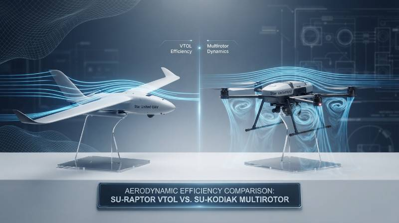 Aerodynamic airflow comparison diagram