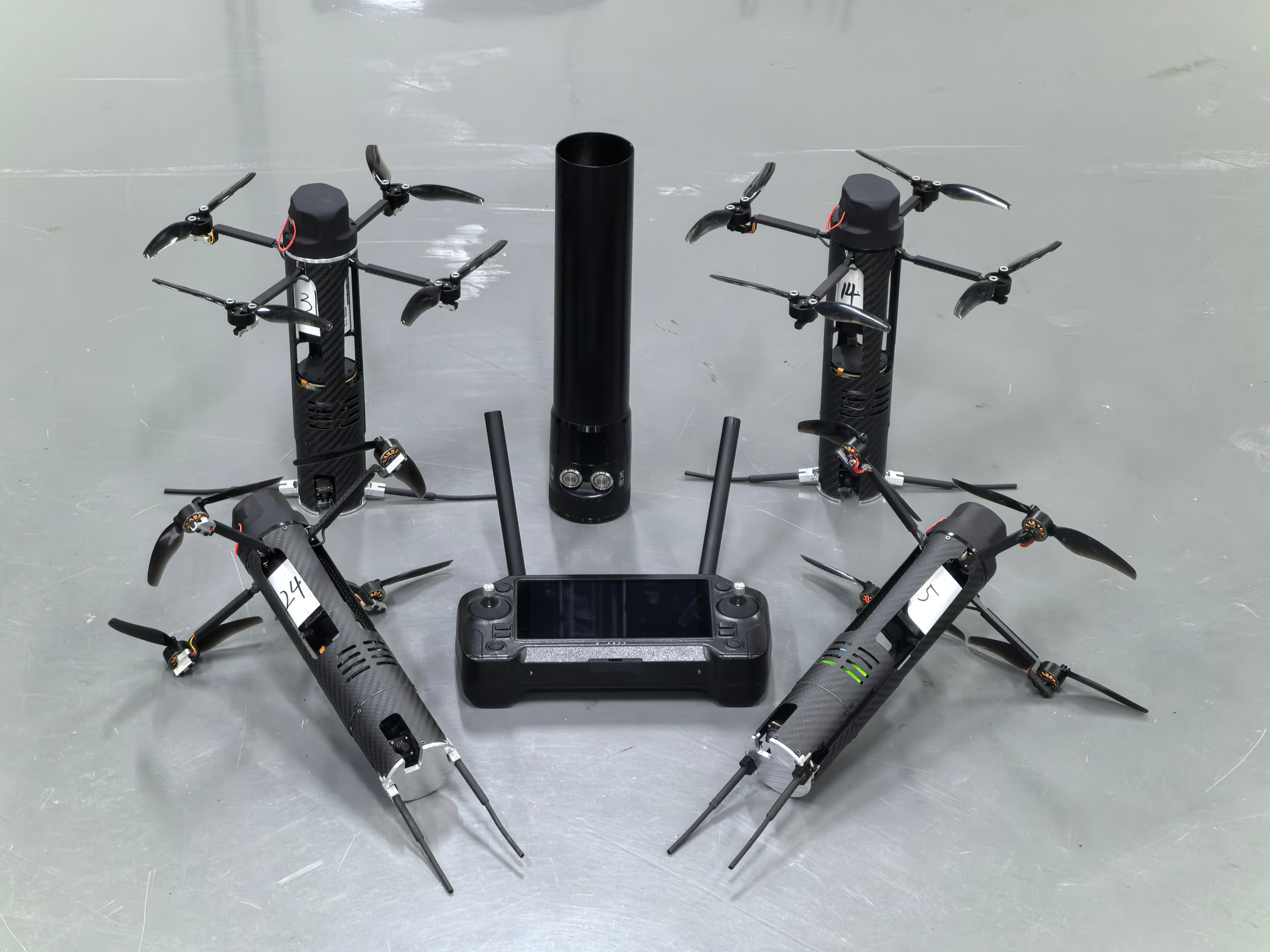 Star United Flight Control FL350 Micro Unmanned Combat System I In Flight